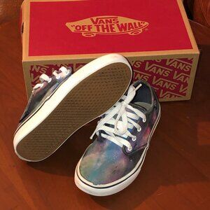 Vans  -  Atwood Low Pro Cosmic Galaxy Sneakers - kids size 1